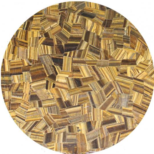 Semiprecious Gemstone Tigers eye Table top 0001